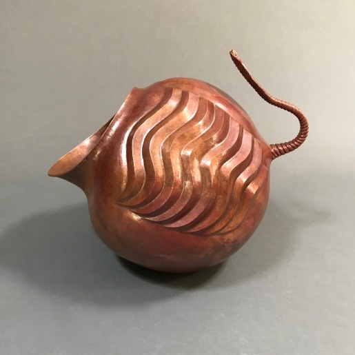 Roberto Castro copper vase